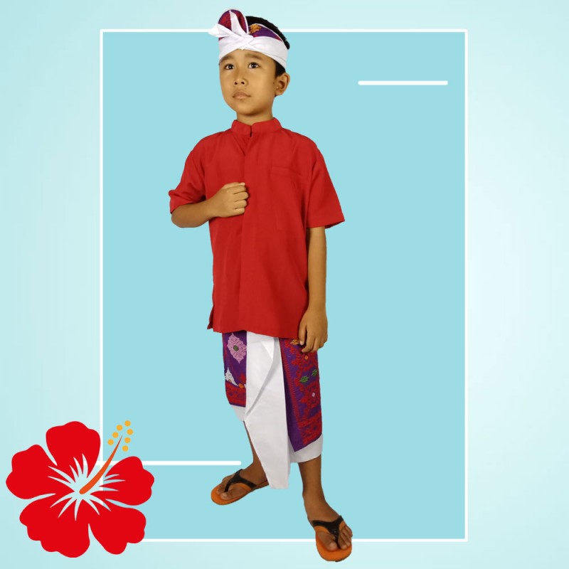 Baju Adat Bali Anak Laki2