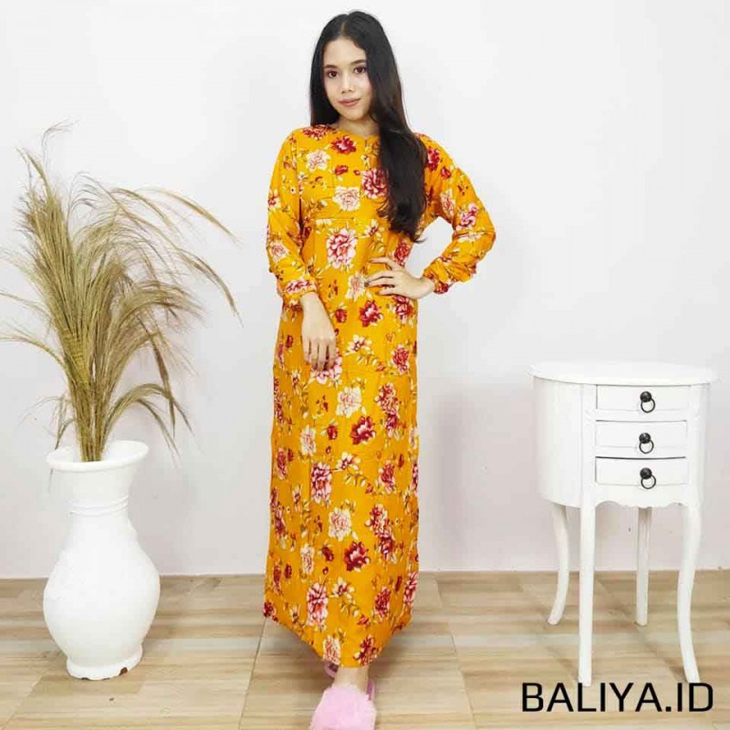 Gamis Busui Terbaru Motif Bunga