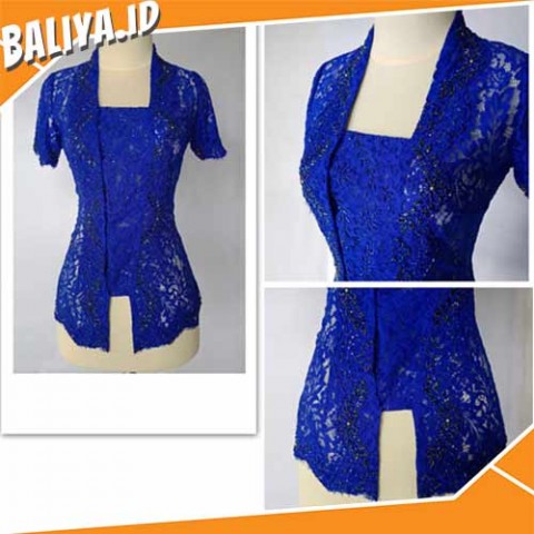 Kebaya Seragam Biru