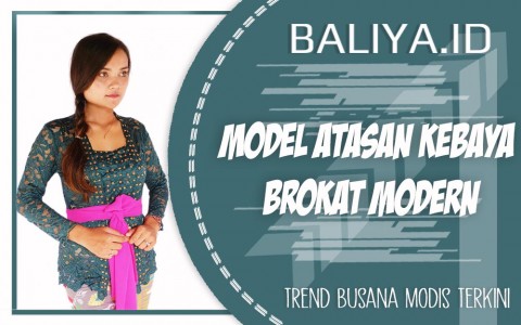 Model Atasan Kebaya Brokat Modern