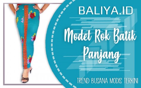 Model Rok Batik Panjang