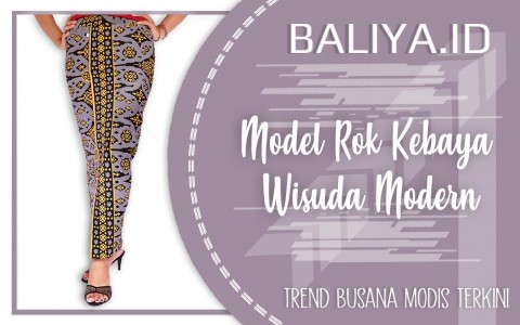 Model Rok Kebaya Wisuda Modern