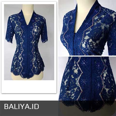 Seragam Kebaya Biru Dongker