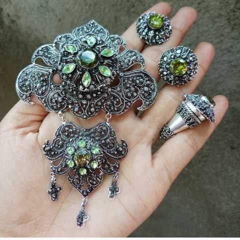 Set Bros Alpaka Baliya Warna Hijau Lime