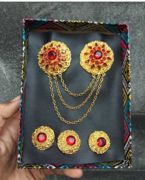 Set Bros Juntai Warna Batu Merah