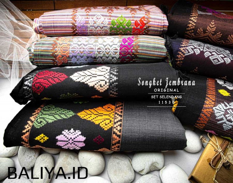 Songket Dan Selendang Bali Asli Negara