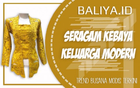 Seragam Kebaya Keluarga Modern