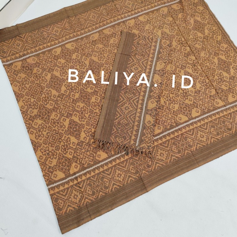 Kamen Endek Catri Set Selendang