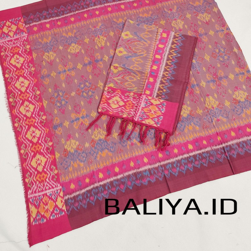 Endek Semi Lasem Set Selendang